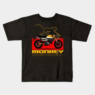 Honda Monkey Yellow Kids T-Shirt